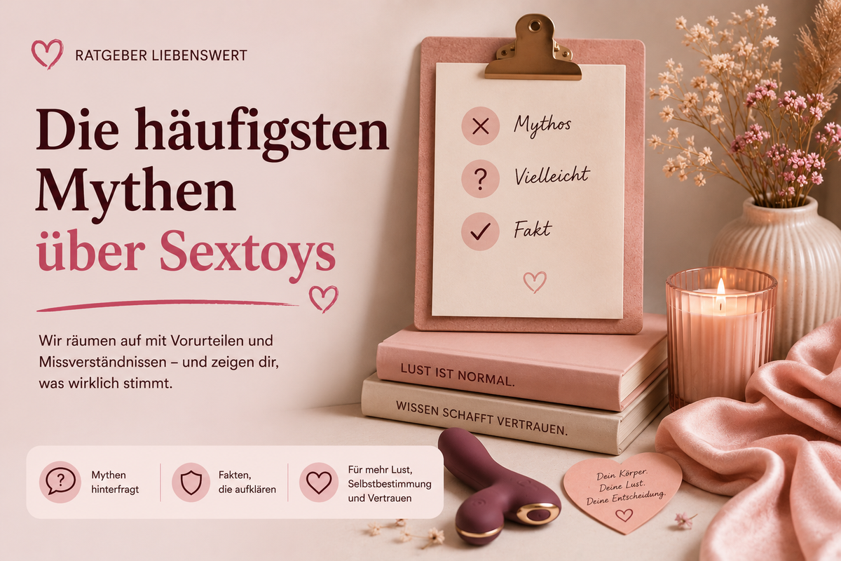 Die häufigsten Mythen über Sextoys – Fakten statt Vorurteile