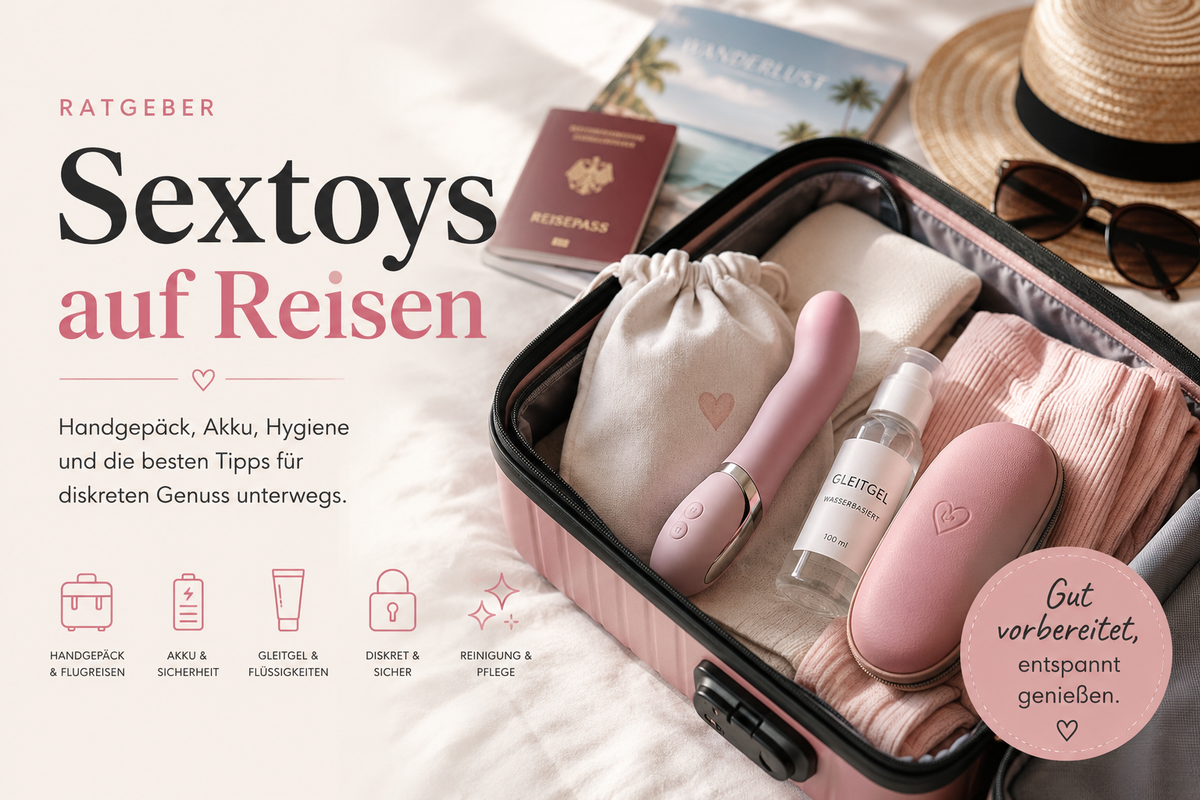 Sextoys auf Reisen: Urlaub, Handgepäck, Akku und Hygiene