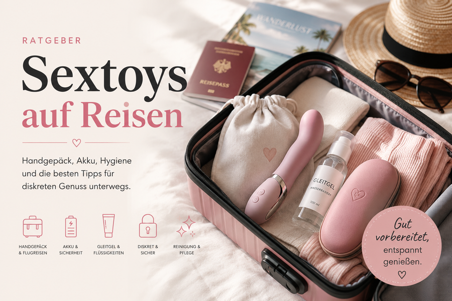 Sextoys auf Reisen: Urlaub, Handgepäck, Akku und Hygiene