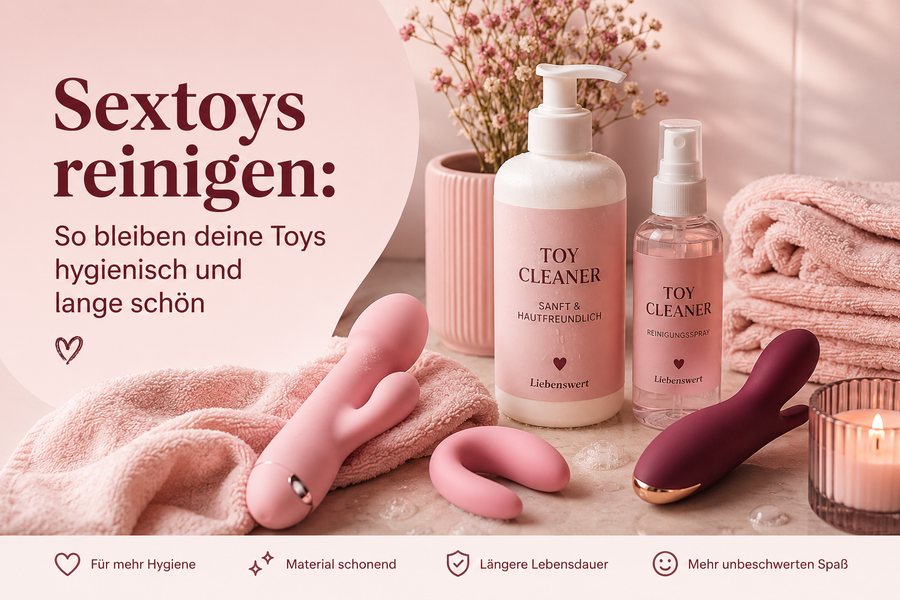 Sextoys reinigen: So bleiben deine Toys hygienisch und lange schön