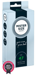 Mister Size 47mm – Kondome in individueller Passform - 10er