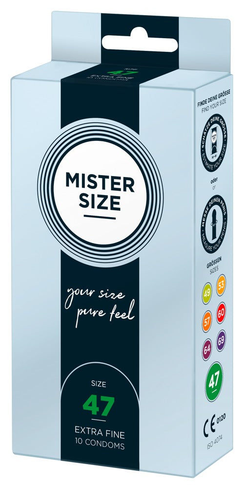 Mister Size 47mm – Kondome in individueller Passform - 10er