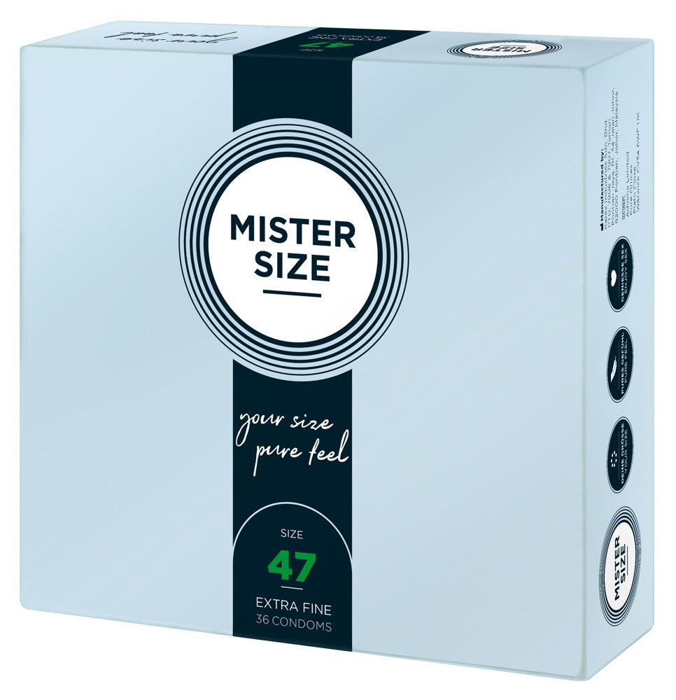 Mister Size 47mm – Kondome in individueller Passform - 36er
