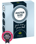 Mister Size 49mm – Kondome in individueller Passform - 10er