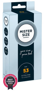 Mister Size 53mm – Kondome in individueller Passform - 10er