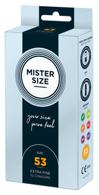 Mister Size 53mm – Kondome in individueller Passform - 10er