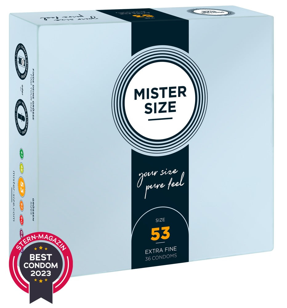 Mister Size 53mm – Kondome in individueller Passform - 36er