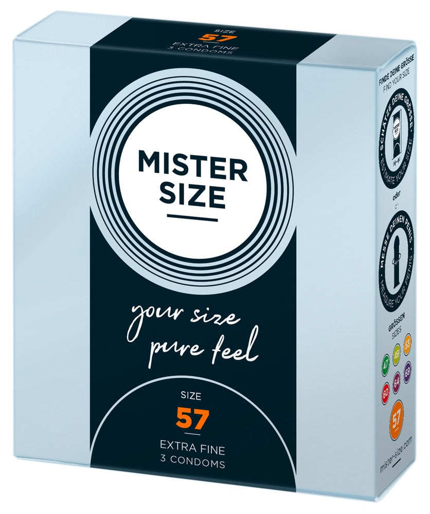 Mister Size 57mm – Kondome in individueller Passform - 3er