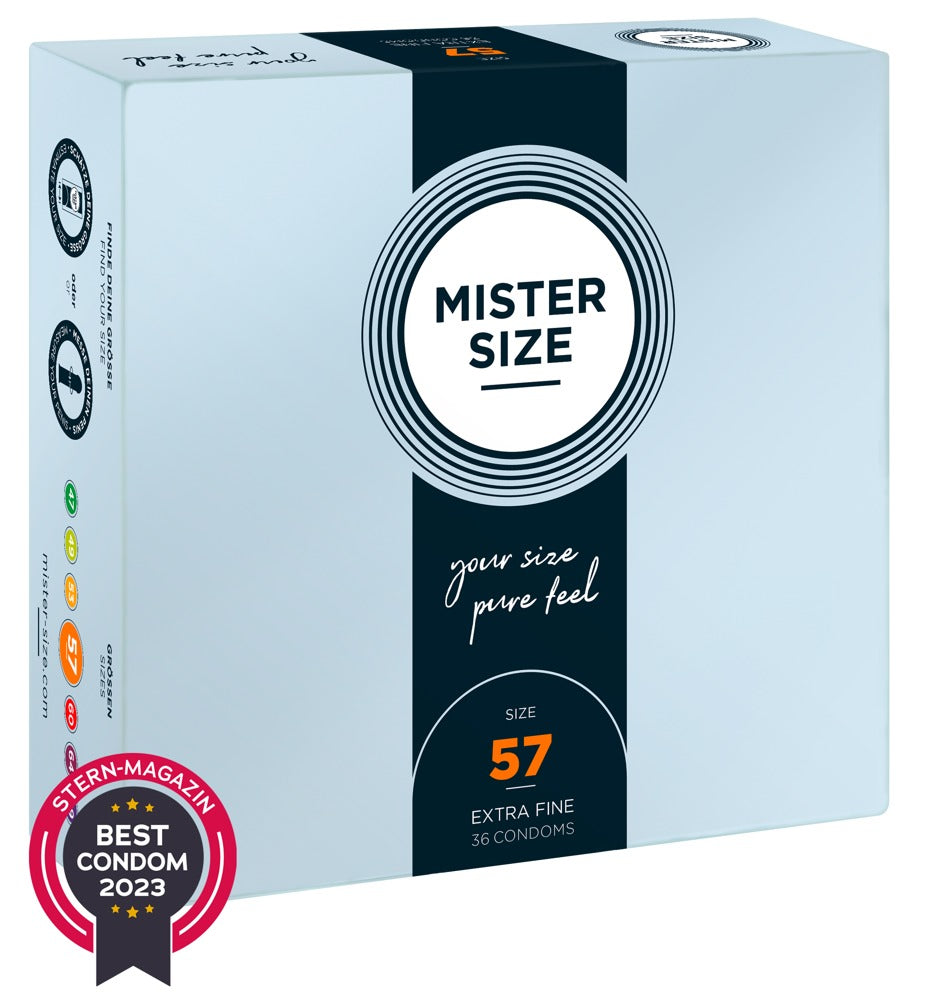 Mister Size 57mm – Kondome in individueller Passform - 36er
