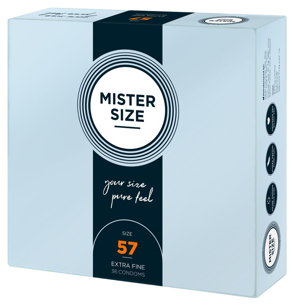 Mister Size 57mm – Kondome in individueller Passform - 36er