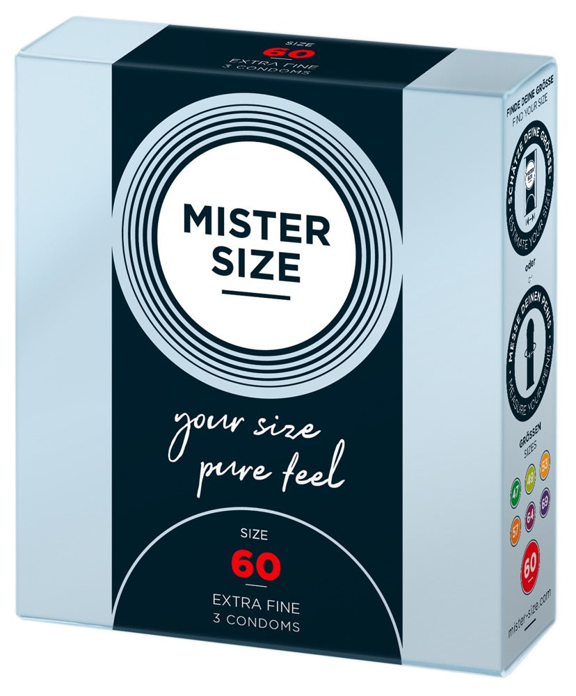 Mister Size 60mm – Kondome in individueller Passform -3er