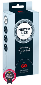 Mister Size 60mm – Kondome in individueller Passform - 10er