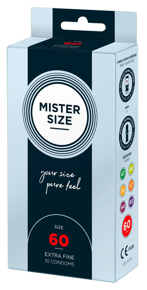 Mister Size 60mm – Kondome in individueller Passform - 10er