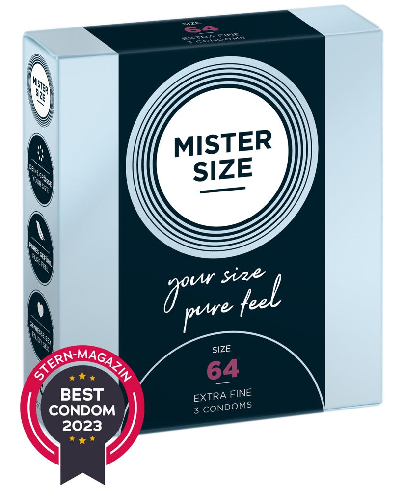 Mister Size 64mm Kondome in deiner perfekten Größe - 3er