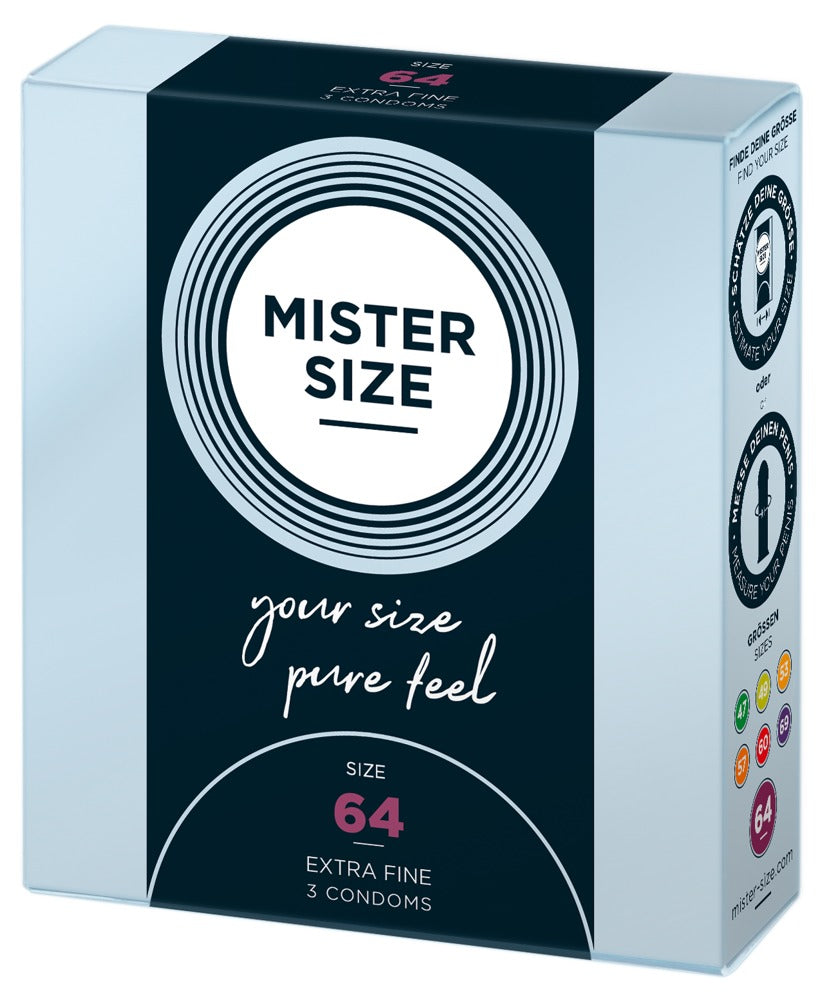 Mister Size 64mm Kondome in deiner perfekten Größe - 3er