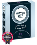 Mister Size 69mm - Perfekte Passform für intensiveres Gefühl - 3er