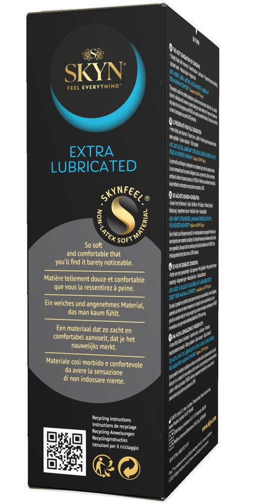 SKYN - "Extra Lubricated" - Extra dünnes Kondom mit maximaler Gleitfähigkeit - 10er