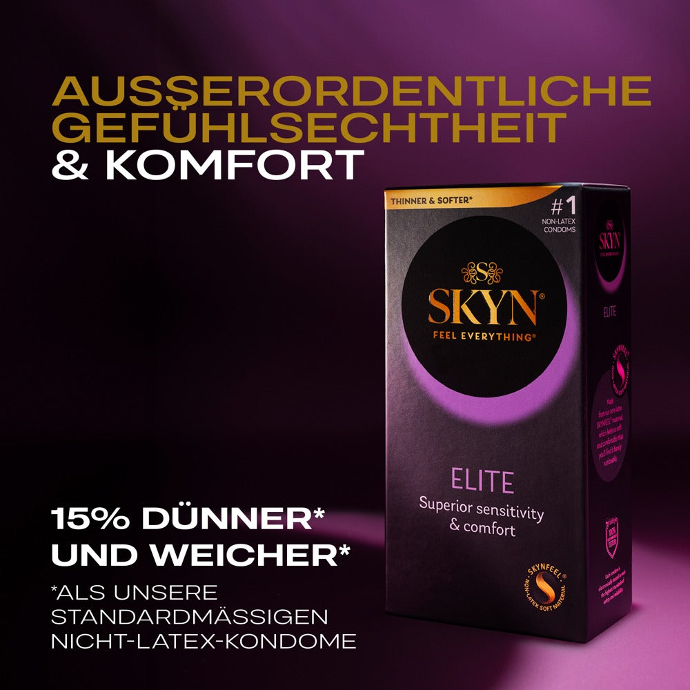 SKYN "Elite" - Latexfreie Kondome aus Polyisopren - 20 Stk.