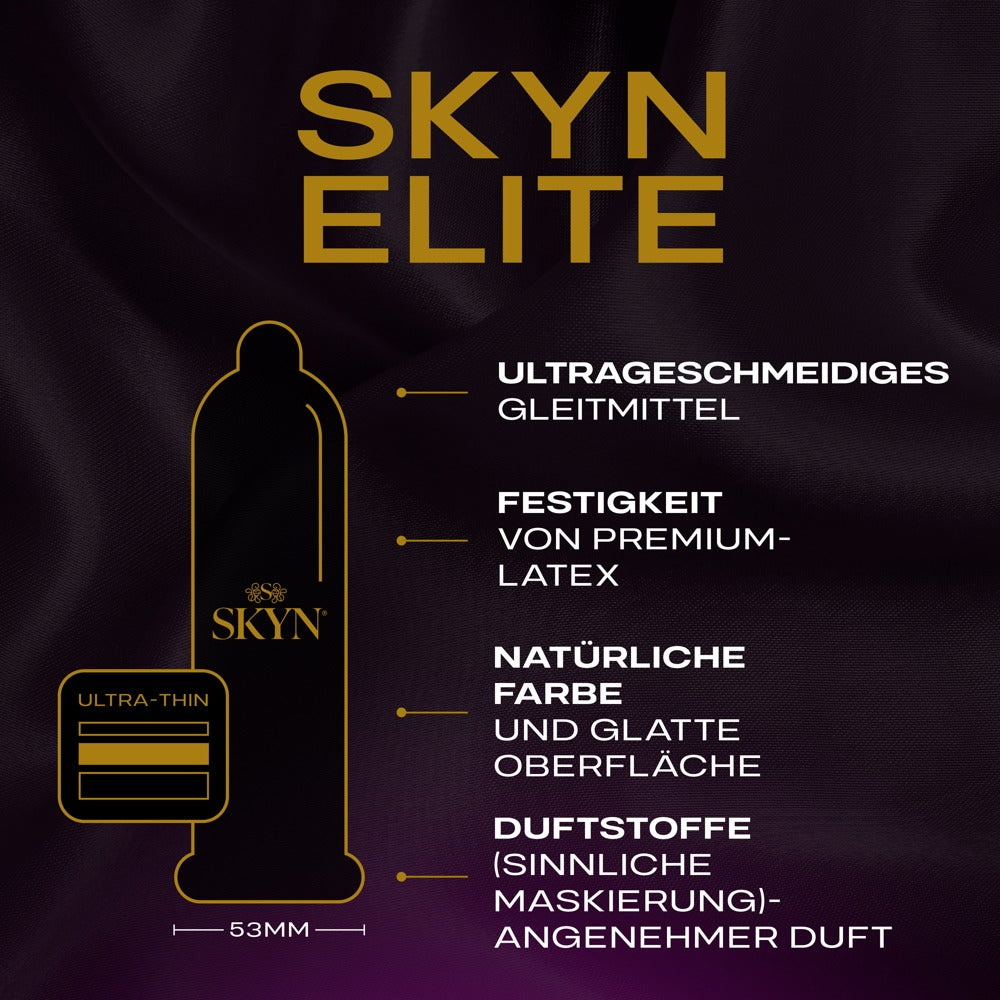 SKYN "Elite" - Latexfreie Kondome aus Polyisopren - 20 Stk.