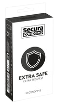 Secura "Extra Safe" – Transparente Kondome mit extra dicker Wandstärke - 12er