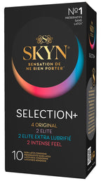 SKYN "Selection+" - Latexfreier Kondom-Mix für maximale Vielfalt - 10er