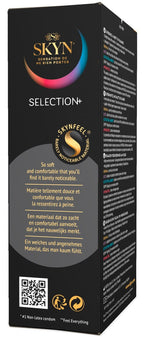 SKYN "Selection+" - Latexfreier Kondom-Mix für maximale Vielfalt - 10er