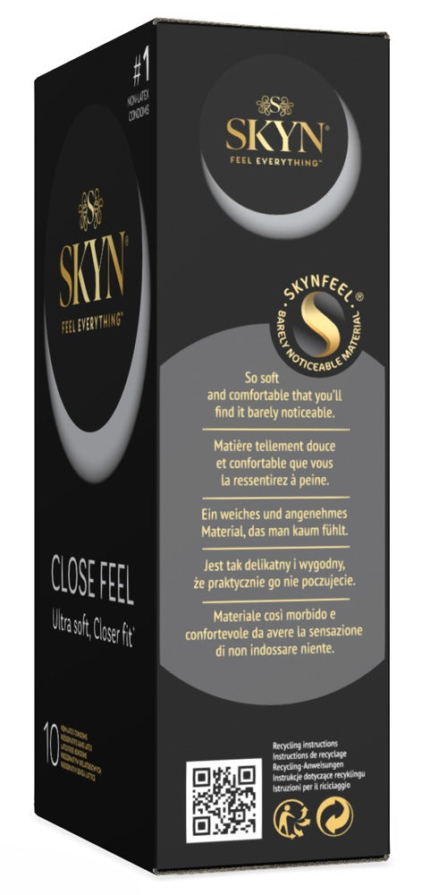 SKYN "Close Feel" - Latexfreie Kondome in engerer Passform - 10er