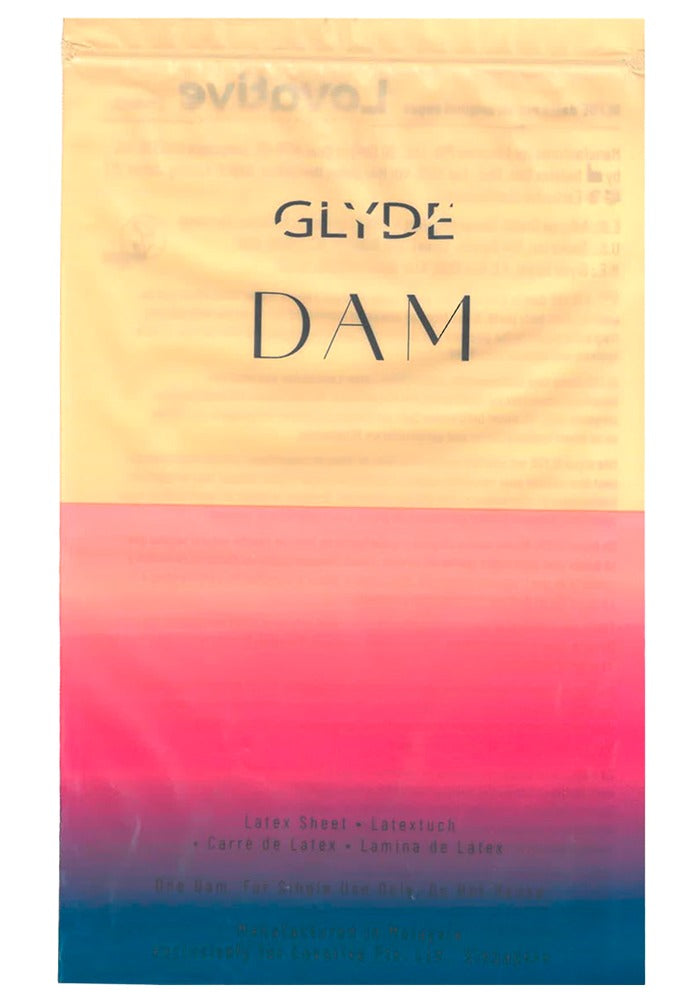 Glyde Dams – Latex-Schutzlaken mit Vanilleduft - 4Stk. Vanille