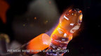Icicles No. 05 – Handgefertigter Glasdildo mit Temperaturspiel