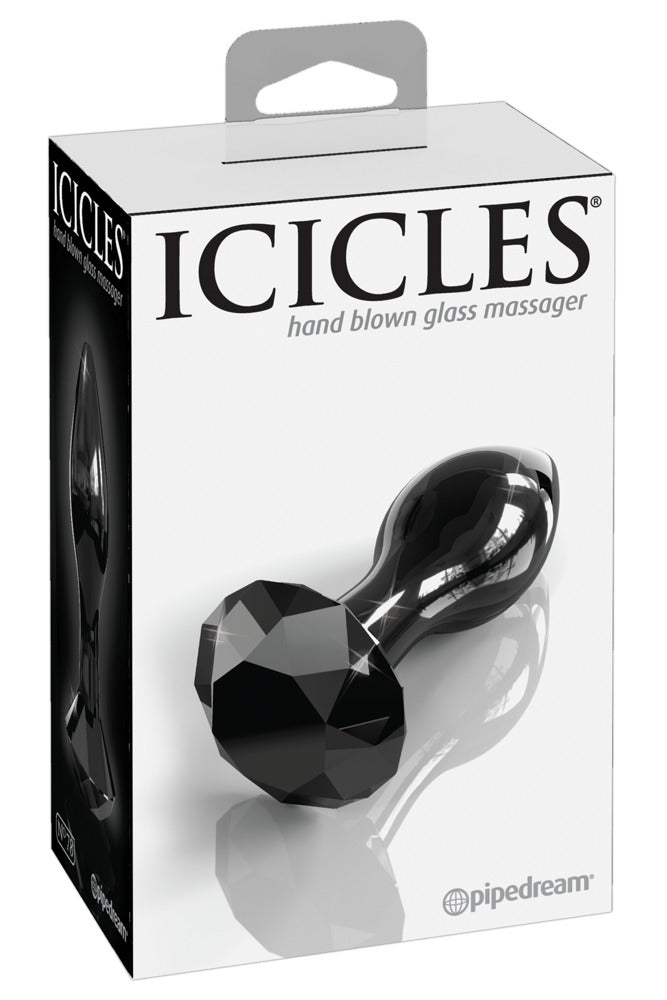 Icicles No. 78 – Handgefertigter Glas-Analplug