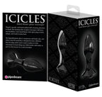 Icicles No. 78 – Handgefertigter Glas-Analplug