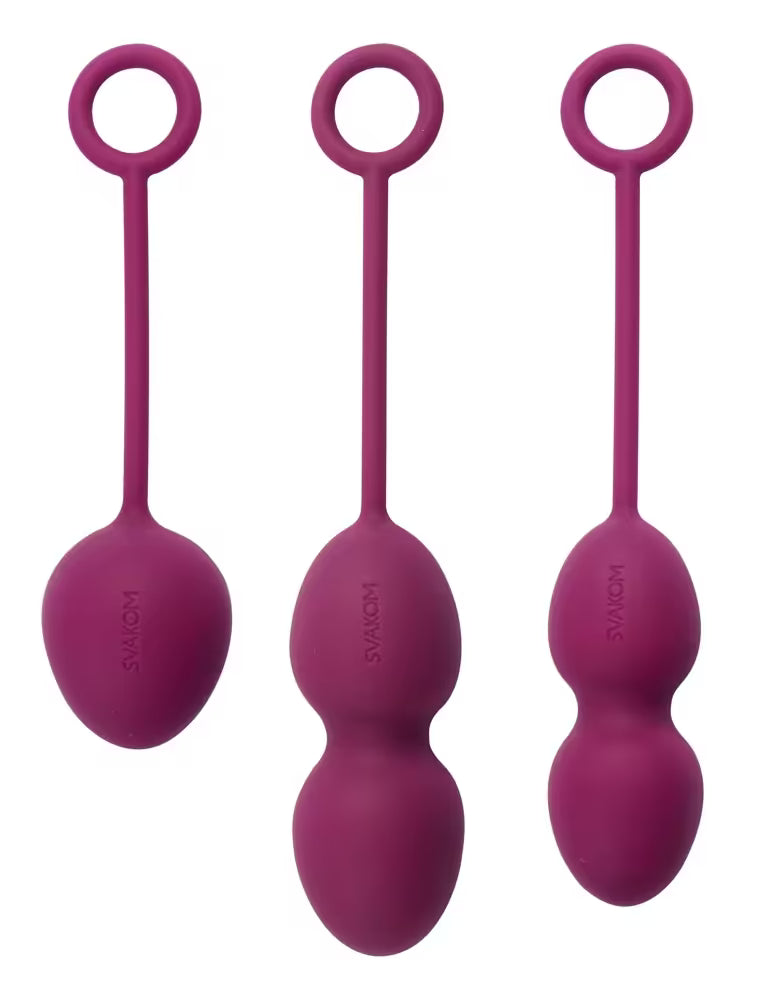 Liebeskugeln „NOVA“: zwei Kugeln an Ringöse, lila