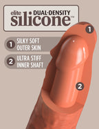 King Cock Elite - 6“ Realistischer Dildo mit Dual Density Technologie