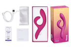 Ultraflexibler Vibrator in Lila mit Zubehör: Ladekabel, Tüte und Anleitung