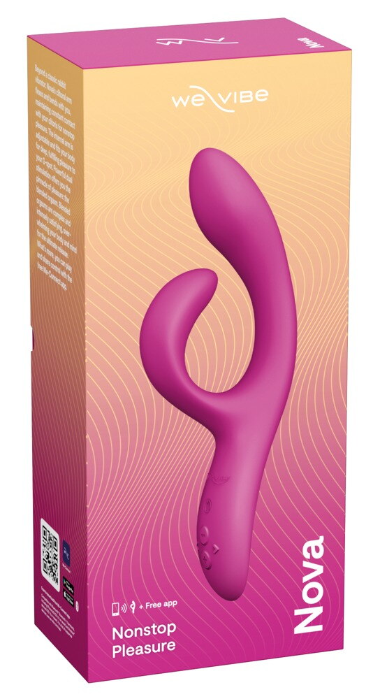 NOVA Verpackung: lila Ultraflexibler Vibrator mit Ringöffnung