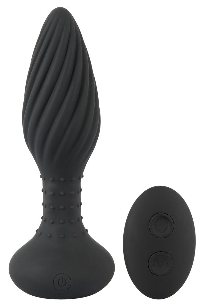 ANOS – Vibro-Analplug mit rotierenden Perlen