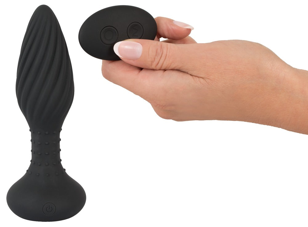 ANOS – Vibro-Analplug mit rotierenden Perlen