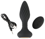 ANOS – Vibro-Analplug mit rotierenden Perlen