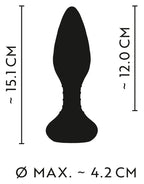 ANOS – Vibro-Analplug mit rotierenden Perlen