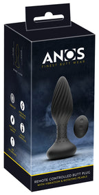 ANOS – Vibro-Analplug mit rotierenden Perlen