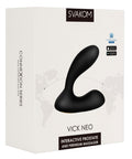 Verpackung des Sex-Massagegeräts „Vick Neo“ von Svakom mit Produktgrafik