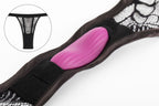 Panty-Vibrator: violetter Einsatz im schwarzen Spitzen-Slip