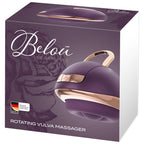 Verpackung: Beloi Rotierender Intim-Massager, dunkelviolette Box