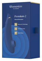 Womanizer "Premium 2" - Druckwellenstimulator in Blau