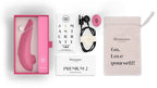 Womanizer Premium 2 – Druckwellenstimulator mit 14 Intensitäten - rosa