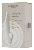 Womanizer Premium 2 – Druckwellenstimulator mit innovativer Pleasure Air Technology in Weiß