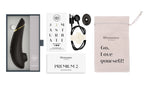 Womanizer Premium 2 – Druckwellenstimulator mit 14 Intensitäten - schwarz