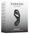 Svakom Verpackung „BENEDICT“, Penisstimulator mit Penisringen, schwarze Abbildung