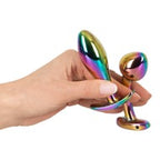 Metal Butt Plug Set Rainbow