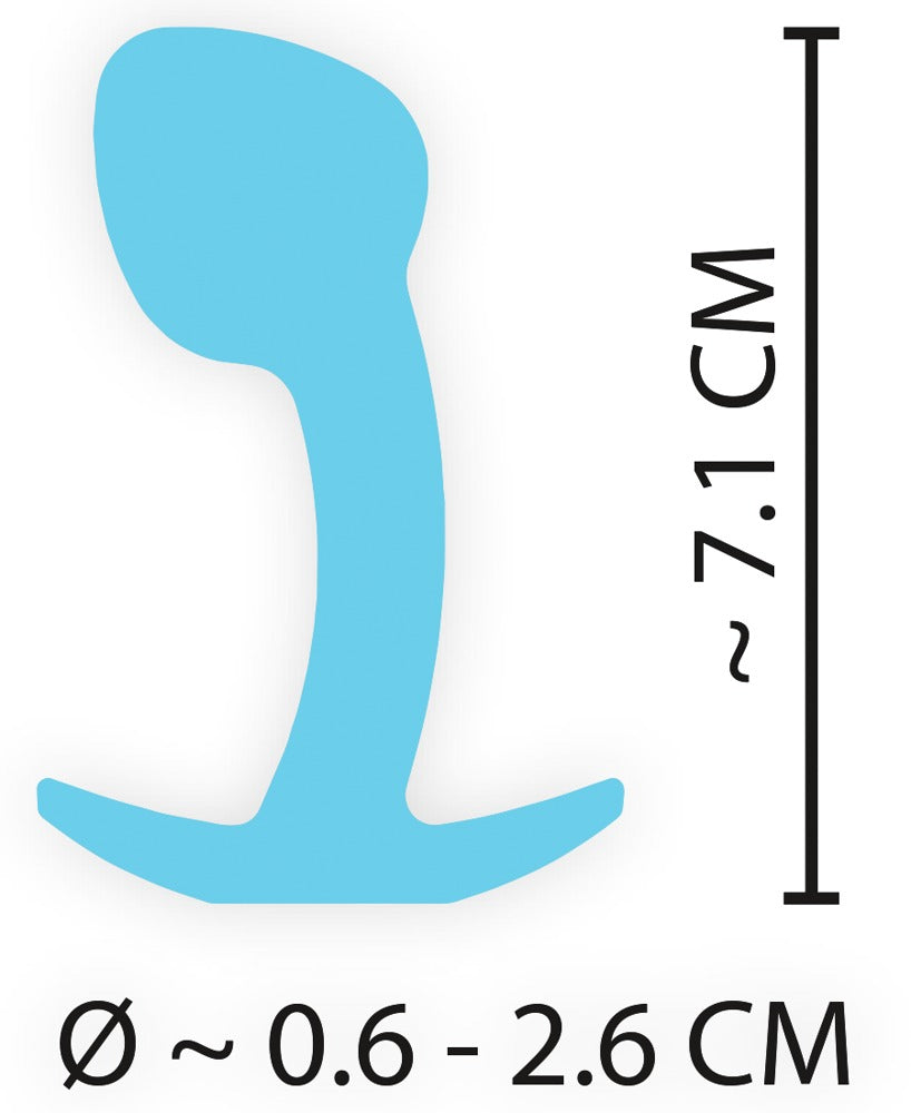 Cuties - Mini Butt Plug - blau 7,1cm